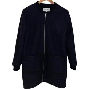 Cupcakes & Cashmere black oversized zip jacket size S